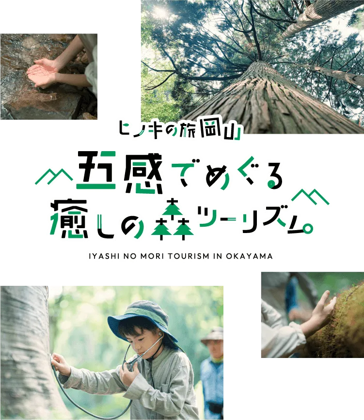 ヒノキの旅岡山 五感でめぐる癒しの森ツーリズム