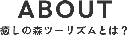 癒しの森ツーリズムとは？